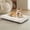 Beige, variant on U By Bedsure Washable Dog Crate Bed, Soft Fluffy Fleece Pet Mat for Large Dogs, Non-Slip Machine Washable Kennel Pad, Grey 35" x 23" x 3.5"