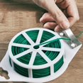 thumbnail image 3 of Twist Ties, 65.6ft Garden Plant Ties with Cutter Garden Twine Support Ties Reusable for Gardening Plants Growth and Care, Office Home Cable Organization (Green), 3 of 15