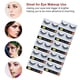 thumbnail image 5 of Juego de 10 pares de pestañas postizas rizadas con aplicador incluido, modelo 5# (711), hechas de fibra sintética, color negro, longitud de 1.3 cm, perfectas para un look natural y voluminoso., 5 of 6