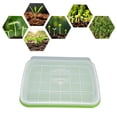 thumbnail image 1 of Sprouting Tray, Transparent Lid Seed Tray Simple Operation  For Courtyard For Kitchen For Household, 1 of 8