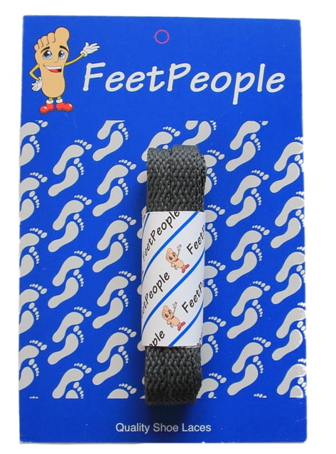 27-72 inches 2 Pair Pack RED FeetPeople Flat Laces 