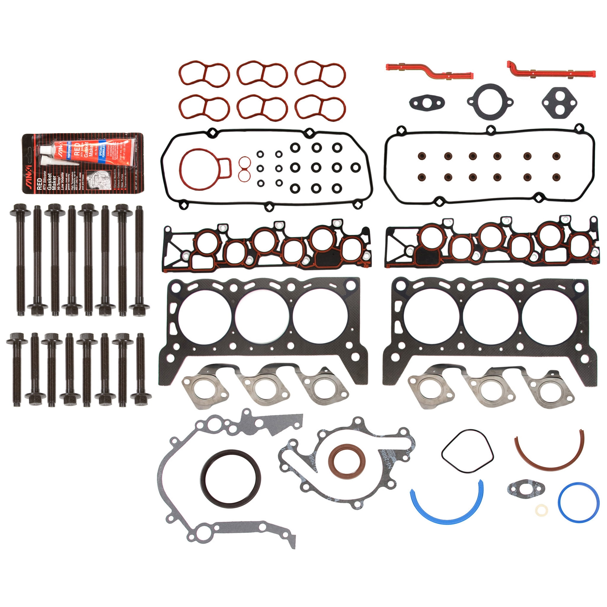 Evergreen Full Gasket Set With Head Bolts - FSHB8-20500 - Engine Rebuild Kit - View #2