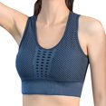 thumbnail image 3 of VFRGHD Sports Bras For Women Racerback Workout Crop Tank Top Breathable Running Sports Fitness Yoga Tops With Built In Pads Soft T-Shirt Bras, 3 of 5
