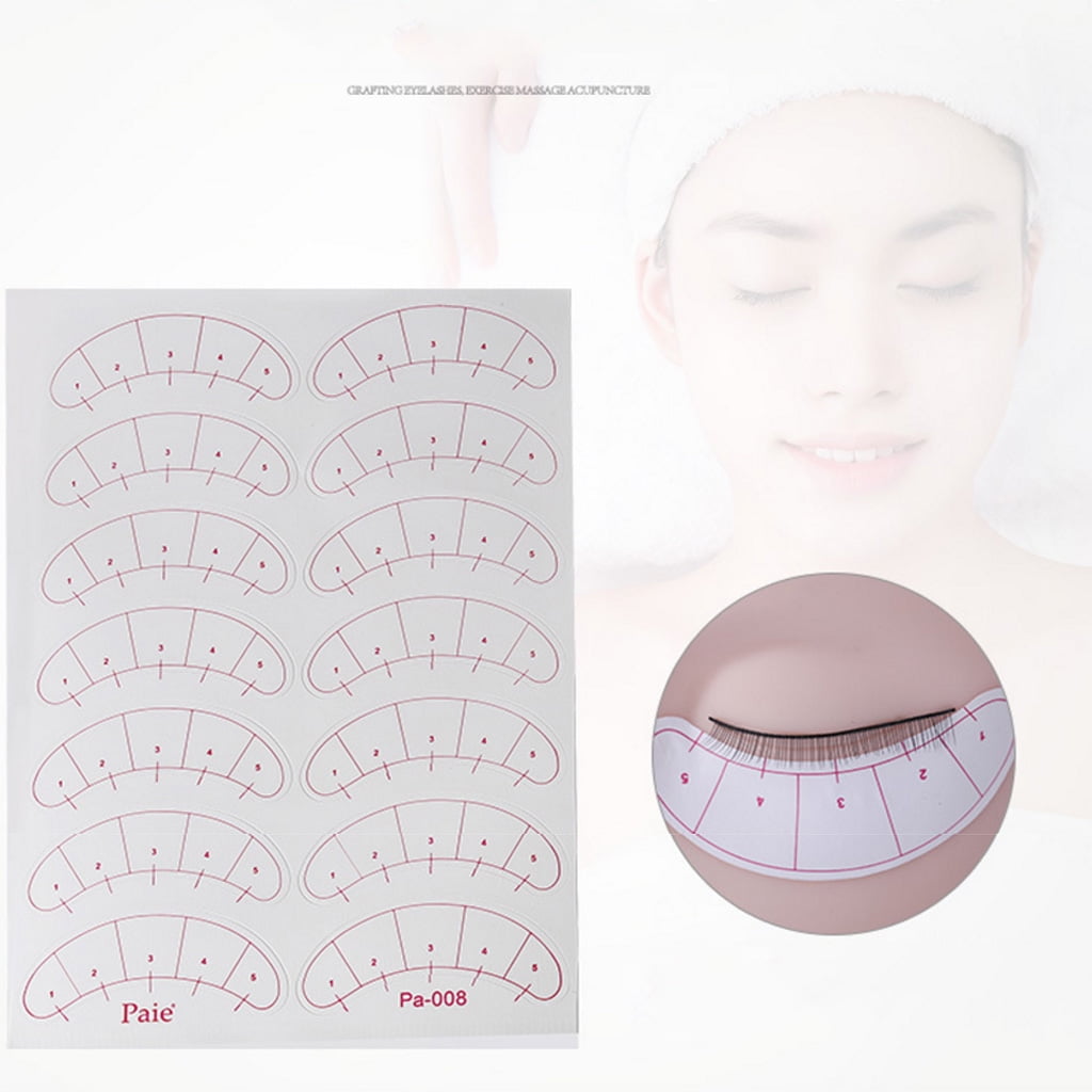 TINYSOME Pro Lashes Kit False Eyelash Extensions Practice Kit Lash Graft Makeup Training