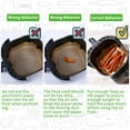 thumbnail image 7 of (125PCS) Air Fryer Liners, Disposable for Ninja Dual Air Fryer accessories, Parchment Paper liners rectangle 8.6''*5.5'', 7 of 7
