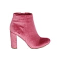 thumbnail image 2 of New Women Liliana Kenzy-4 Velvet Almond Toe Chunky Heel Bootie, 2 of 5