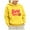 Yellow, variant on Odeerbi Kids Boys Girls Fleece Hoodies Printed Pullover Hooded Sweatshirts Fashion Casual Long Sleeve Printing Hooded Sweatshirt Tops Navy