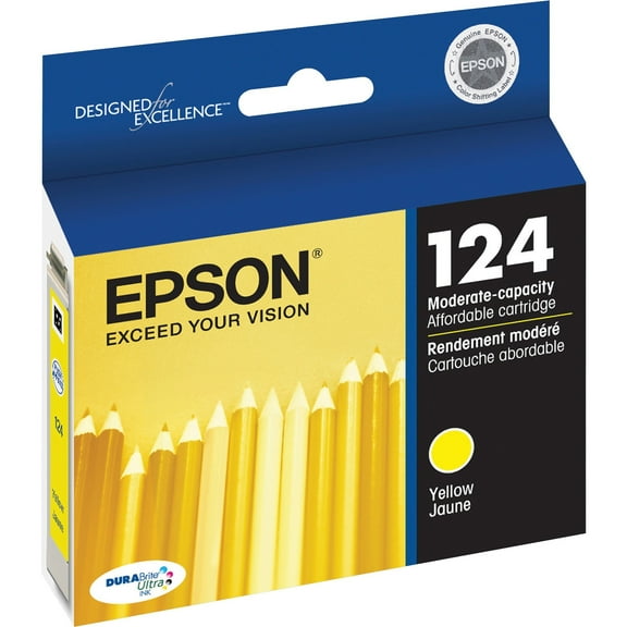 Epson, EPST124420, T124120/220/320/420 Ink Cartridges, 1 Each