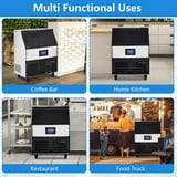 Garvee Ice Makers Countertop, Ice Maker Countertop,Stainless Steel Ice ...