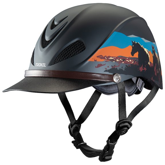 X Large Troxel Horse Riding Helmet Western Dakota Badlands