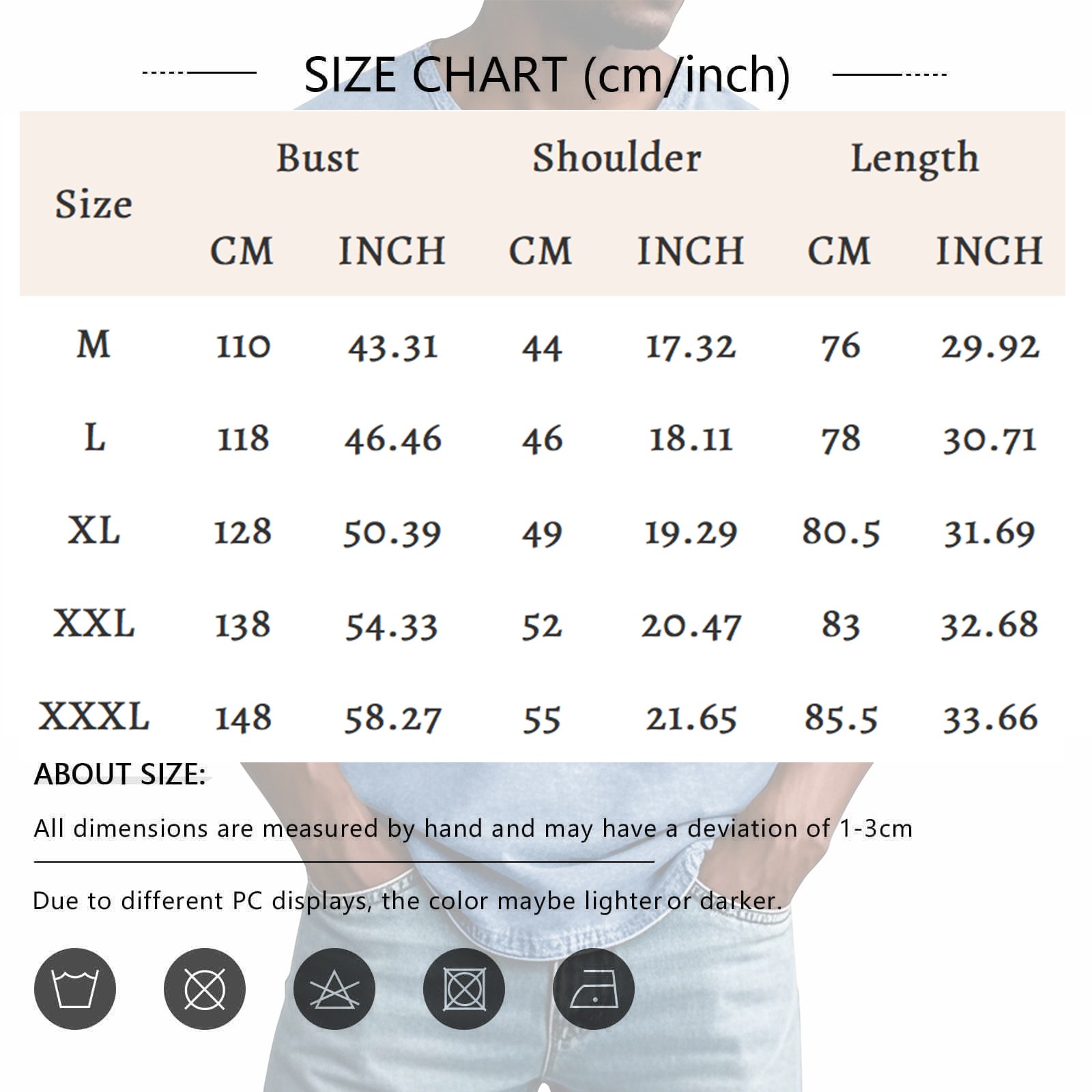 Camisas para hombre retro con cuello V y botones, tops desgastados sin mangas, ropa de gimnasio y running con bolsillo en pecho, gris, XXL 3