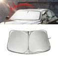 thumbnail image 3 of Car Sun Shade Windshield Visor Foldable UV-Block Cover Compatible with Chevrolet Silverado, 3 of 10