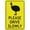 Warning Sign 1, variant on Caution Boom Lift In Operation Sign Warning Tin Sign Home Kitchen Farm Garden Garage Wall Decor 8"x12"