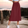 thumbnail image 2 of Sentmoon Jupe Maxi pour Femmes Taille Haute Jupe Mini pour Femmes Tendance Coupe Régulière Jupes pour Femmes pour un Usage Quotidien Décontracté TP-L2, 2 of 7