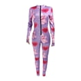 thumbnail image 2 of FOCUSNORM Combinaison de Noël Imprimée pour Femmes, Manches Longues, Col Rond, 2 of 6