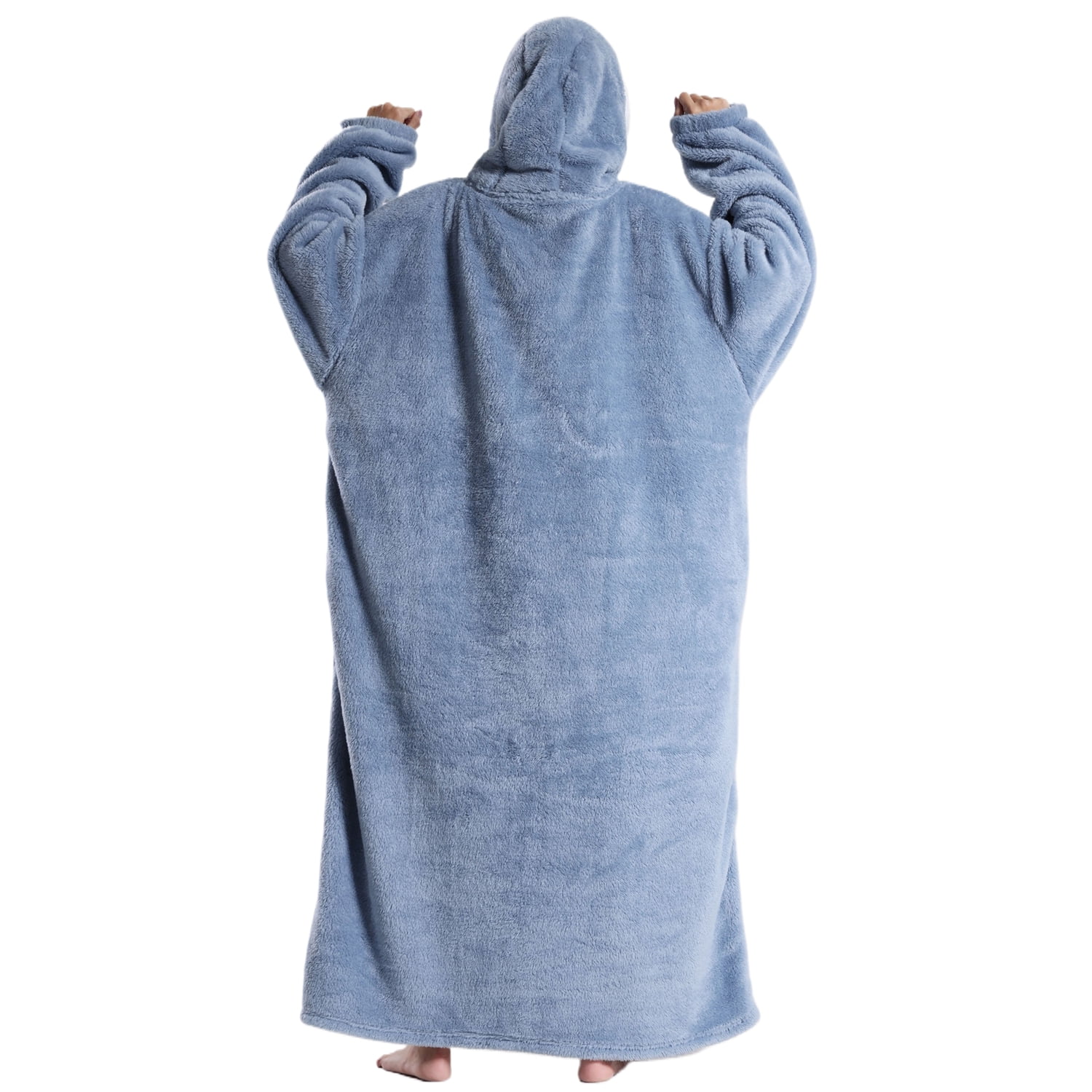 Wearable Blanket Hoodie for Women Men Adult Oversized Hooded Blanket Cozy Sweater Super Soft Comfortable Wearable Blanket with Sleeves Hoodie Sweatshirt with Pockets