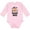 AD-Pink, variant on Monkey I Love Hanging out with My Uncle Boys or Girls Long Sleeve Baby Bodysuit