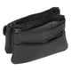 thumbnail image 1 of Monedero compacto de piel de vaca con tarjetero y llavero con cremallera para mujeres y hombres, 1 of 8
