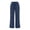 Dark Blue, variant on Womens Essentials Summer Fashion Clothing Women's Textured Elastic High Waisted Wide Leg Pants Casual Pants Casual Pants for Women