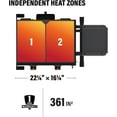 thumbnail image 5 of Blackstone Culinary 22 Inch 2 Burner Liquid Propane Griddle With Flex-Fold Legs, 5 of 6