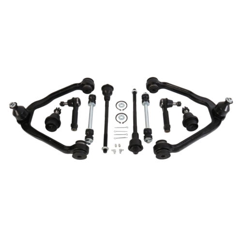 MOSTPLUS Front Upper Control Arms Tie Rod Kits for Chevy Silverado GMC Yukon Sierra 1500