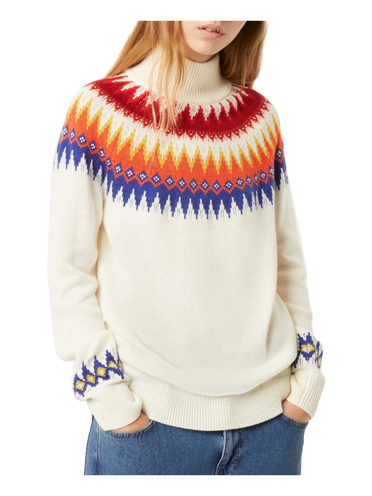 french connection sophia colorblock blouson sleeve sweater