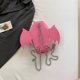 thumbnail image 4 of Mochila Halloween Btafrte 5033 Rosa PU Bolso Hombro Con Cadena Con Dibujos Animados, 4 of 9