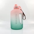 thumbnail image 1 of Botella de agua duradera con marcador de tiempo de Jarra de paja 2200ml para Fitness Cola Botellas Deportivas, 1 of 7