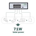 thumbnail image 4 of Switch PoE FASTCABLiNG de 8 Puertos con Passthrough de 71W, 4 of 7