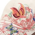 thumbnail image 4 of Coofit Women Baseball Cap Adjustable Embroidery Butterfly Snapback Hat Outdoor Sun Hat, 4 of 6