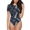 thumbnail image 1 of Fotbe Anchor and Lighthouse Body de Mujer con Cuello Redondo y Mangas Cortas, Sin Mangas Ajustado, Suave, Cómodo y Básico-Large, 1 of 7