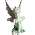 thumbnail image 6 of Zxpjkyu Resin Fairy Statue Fountain Decorative Figurine Porch Angel Sculpture White, 6 of 7
