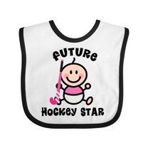 Inktastic Future Field Hockey Player Baby Girl Girls Baby Bib