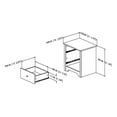 thumbnail image 4 of South Shore Vito 1-Drawer Nightstand - End Table with Storage White, 4 of 11