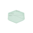 thumbnail image 4 of Hexagonal Plastic Plates | Microwave & Dishwasher Safe Reusable Dinnerware | 6.69x6.69 Inch Lightweight Plates for Kitchen, Camping, or Parties | 1-Pack, 4 of 7