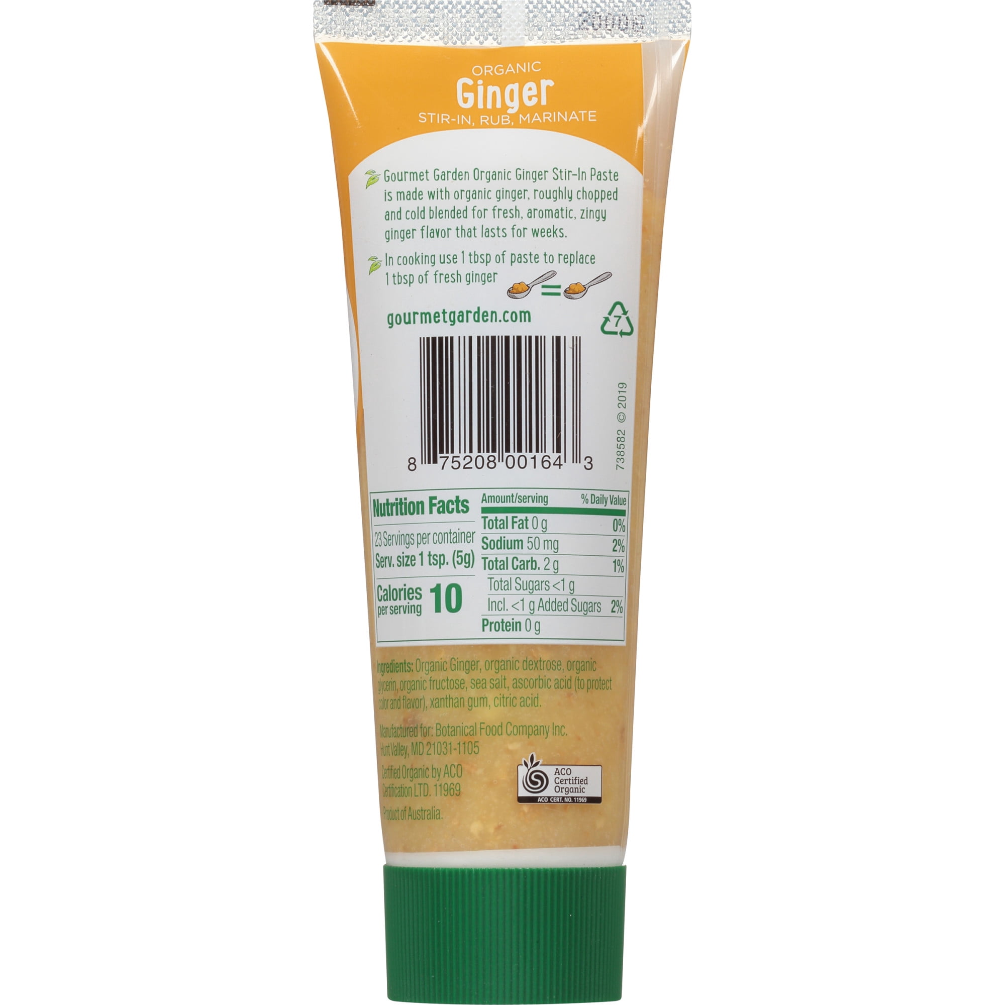 Gourmet Garden Organic Ginger Stir-in Paste 4 oz