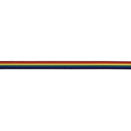3/8" Roman Stripe Grosgrain Ribbon, 4'