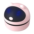 thumbnail image 1 of Cartoon Robot Desktop Vacuum - USB Rechargeable 600mAh, 150g Lightweight Design for Hair/Debris Cleaning, 1 of 1