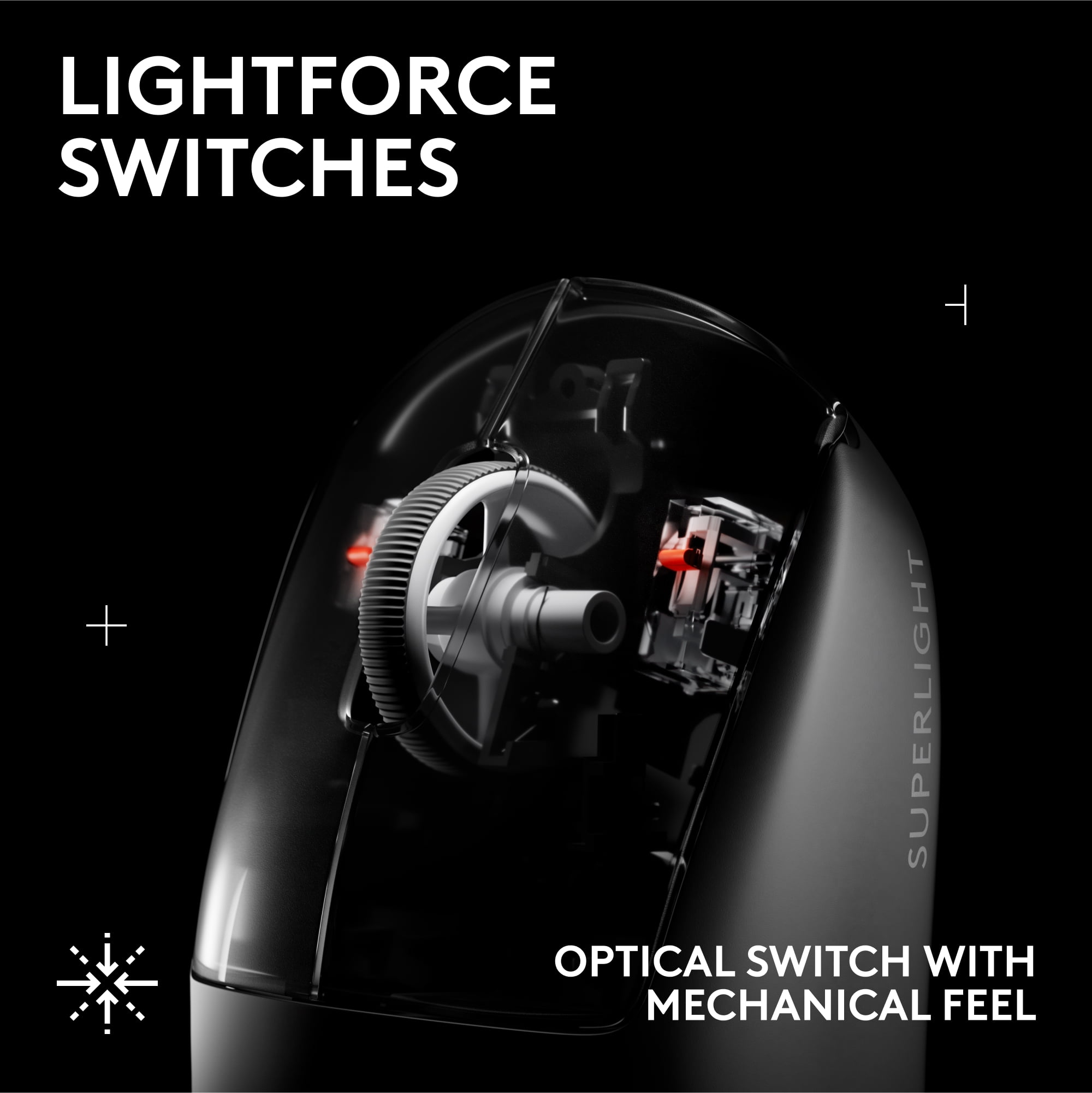 Logitech G PRO X SUPERLIGHT 2 SE wireless gaming mouse, 60 g pro-grade mouse with 5 programmable buttons, 44K DPI sensor, Black