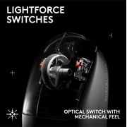Logitech G PRO X SUPERLIGHT 2 SE wireless gaming mouse, 60 g pro-grade mouse with 5 programmable buttons, 44K DPI sensor, Black