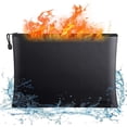 thumbnail image 1 of Fireproof Document Bag, Large Fire-Resistant Waterproof Storage Pouch for Valuables, Passports, and Money - 1 Piece, 1 of 5