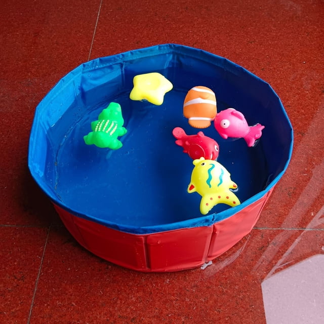 Lavabo de limpieza para mascotas plegable de PVC, piscina portátil para perros y gatos