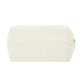 thumbnail image 1 of 1 Pc Bolsa de Maquillaje Elegante para Viajes de Negocios Felpa Blanca, 1 of 3