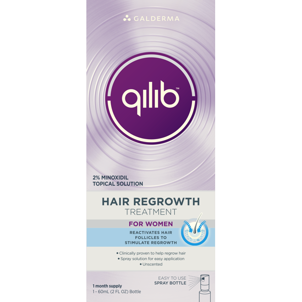 Qilib Hair Regrowth Treatment For Women, 2 Oz - Walmart.com