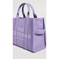 thumbnail image 4 of Marc Jacobs Womens The Leather Medium Tote Bag Lavender H004L01PF21-530, 4 of 10