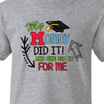 thumbnail image 4 of Inktastic My Mommy Did It and She Did it For Me with Graduation Cap Youth T-Shirt, 4 of 5