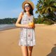 thumbnail image 3 of Balery Various Rabbits Vestidos de verano para mujer con estampado: vestido holgado sin mangas, vestido playero informal y cómodo para días calurosos., 3 of 7
