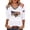 WhiteA&21^0429L, variant on Fabrcox S-5XL 1776-2026 250 Anniversary USA T Shirt Flag Print 3/4 Sleeve Funny 4th of July Shirts for Women We the People Celebration Freedom Funny Patriotic Shirts for Women