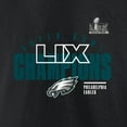 thumbnail image 4 of Men's Fanatics Black Philadelphia Eagles Super Bowl LIX Champions Legacy Iconic Victory T-Shirt, 4 of 4