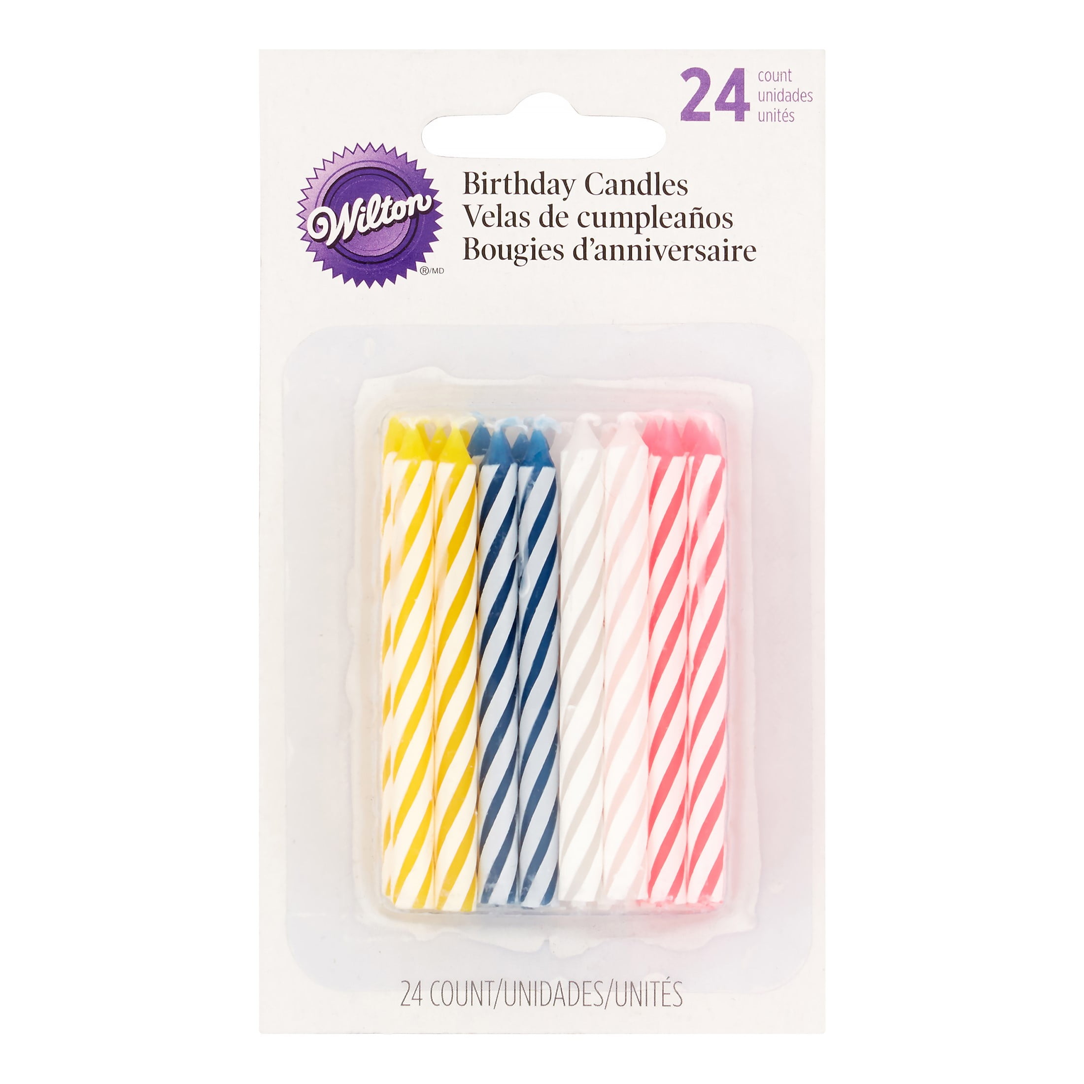 Wilton Birthday Candles, 24 Ct